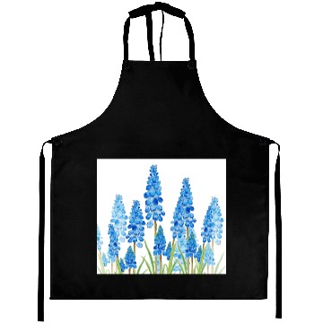 Discover blue grape hyacinth forest polo Aprons