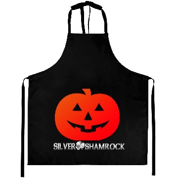 Discover Silver Shamrock Jack O'Lanternrn Aprons