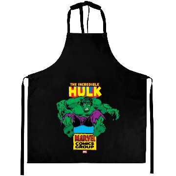 Discover Hulk Retro Comic Character Aprons
