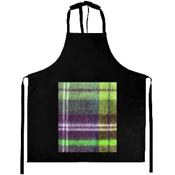 Discover neon green plaid flannel Aprons