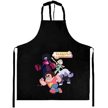 Discover Steven Universe | Crystal Gem Group Action Aprons