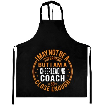 Discover Not Superhero Cheerleading Coach Aprons