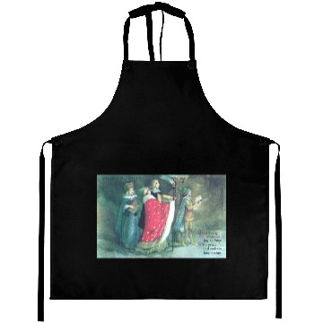 Discover A Renaissance Procession Vintage Christmas Aprons
