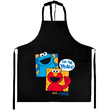 Discover Cookie Monster & Elmo | Ha Ha Yeah Aprons