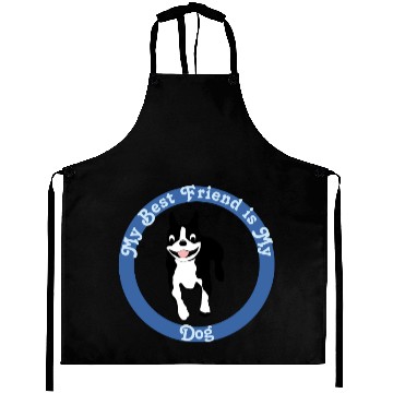 Discover Cartoon Jumping Boston Terrier Dog Aprons