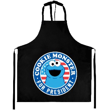 Discover Cookie Monster for President Aprons