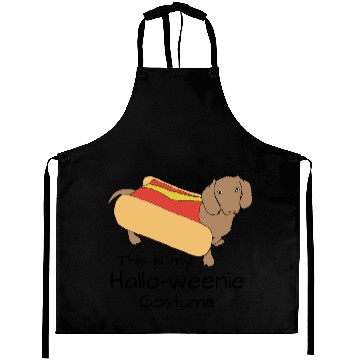 Discover Hot Dog Hallo-Weenie Funny Weiner Dog Aprons