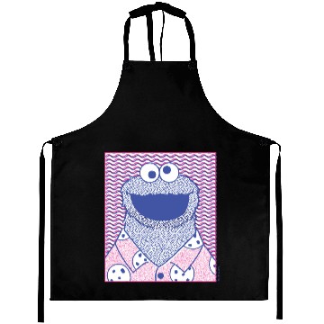 Discover Cookie Monster | Button Down Cookie Aprons