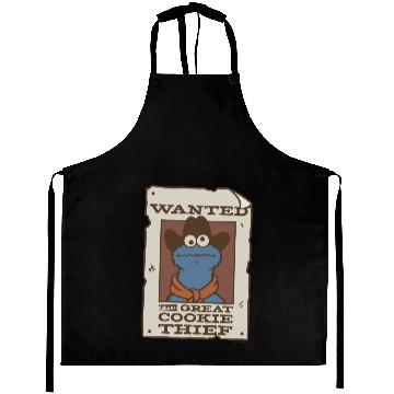 Discover Cookie Monster | Wanted Poster Aprons