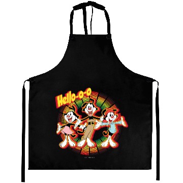 Discover Animaniacs | Hello-o-o Retro Equalizer Graphic Aprons