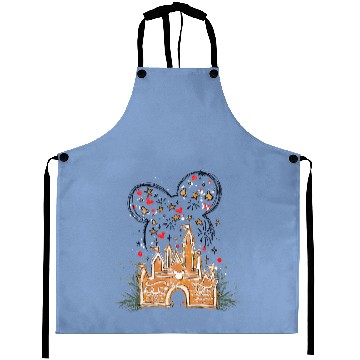 Discover Disney Gingerbread Castle Aprons