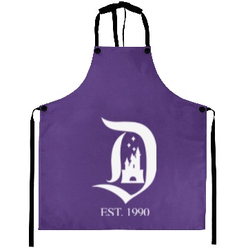 Discover Disneyland D Logo Magic Castle Aprons