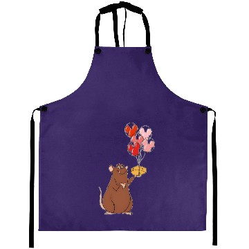Discover Disney Emile Balloon Mickey Ears Aprons, Remy's Ratatouille