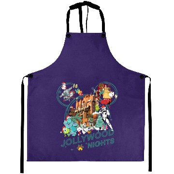 Discover Disney Jollywood Nights Christmas Aprons