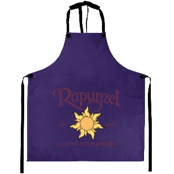Discover Disney Tangled Rapunzel Go Live Your Dream Aprons