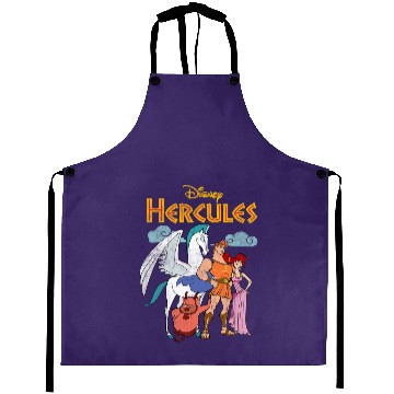 Discover Disney Hercules Classic Hero Group Shot  Poster Aprons