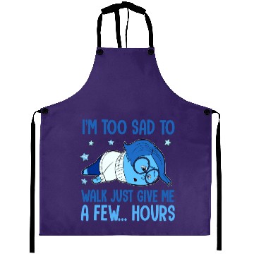 Discover Disney Inside Out Sandness Too Sad To Walk Aprons, Sadness Aprons