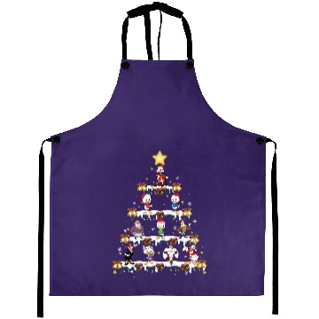 Discover Disney DuckTales Christmas Tree and Lights Aprons