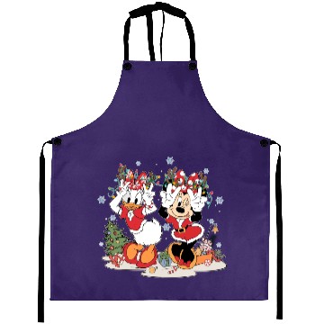 Discover Vintage Disney Christmas  Aprons, Minnie and Daisy Christmas