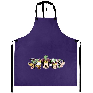 Discover Disney Mardi Gras Aprons, Disney Character Aprons