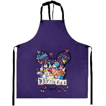 Discover Disney Birthday Squad Aprons