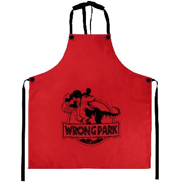 Discover Wrong Park Disneyland Aprons, Disney Dinosaur Aprons, Jurassic Park Aprons