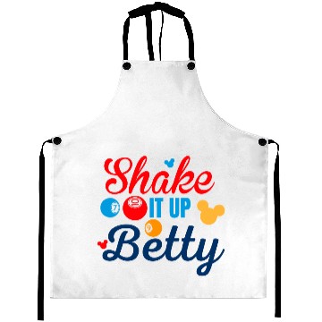 Discover Shake it up Betty! Disney Cruise Line Bingo Aprons | Disney Cruise Aprons | Disney Bingo Aprons
