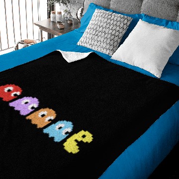 Discover Pac Man Baby Blankets, Pacman and Ghosts Baby Blankets