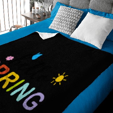Discover Hello Spring Baby Blankets