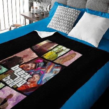 Discover Breaking Bad Walter White Poster GTA Version Baby Blankets,