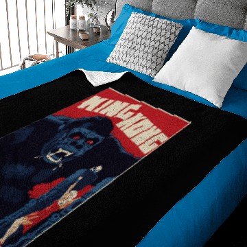 Discover King Kong Red Baby Blankets