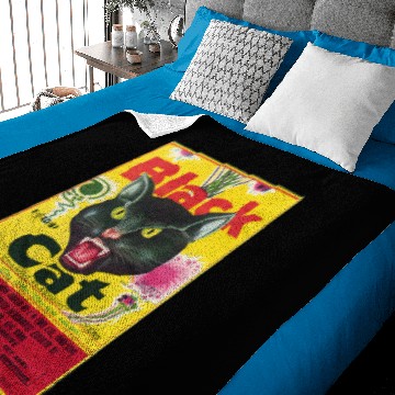 Discover Black Cat Firecrackers Baby Blankets