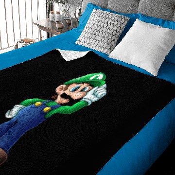 Discover Luigi Baby Blankets