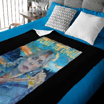 Discover Joni Mitchell Mitchell Blue Baby Blankets