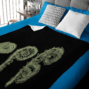 Discover Fiddlehead Screenprinted Baby Blankets mens Baby Blankets