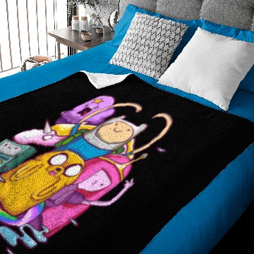 Discover Adventure Time Baby Blankets
