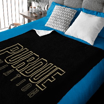Discover Purdue University Aviation Baby Blankets