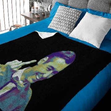 Discover Mr Rogers Middle Finger Baby Blankets | Re-designed