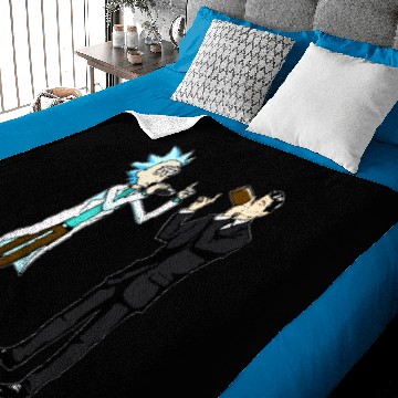Discover Rick and Archer Drinking by JadaGrahamIII Baby Blankets