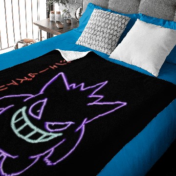 Discover Neon Gengar Baby Blankets