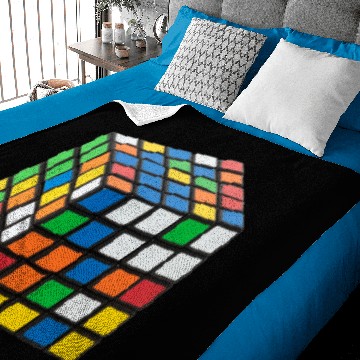 Discover Rubik's cube - Rubiks Cube - Baby Blankets