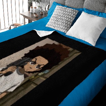 Discover The Boondocks Huey Baby Blankets