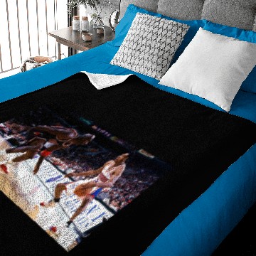 Discover Allen Iverson crossing over Michael Jordan graphic Baby Blankets