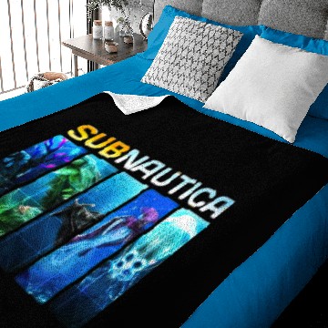 Discover Funny Subnautica Design Arts Multiplayer Gamer Baby Blankets