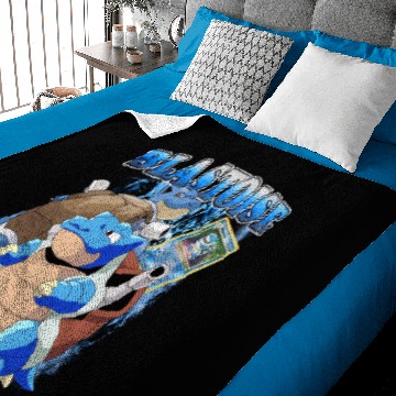 Discover Blastoise Anime Vintage Style Baby Blankets!