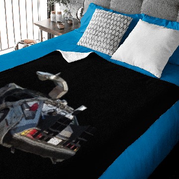Discover DeLorean Vector Baby Blankets