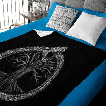Discover Ouroboros Tree of Life Baby Blankets