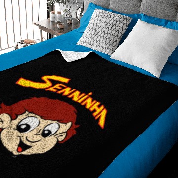 Discover Senninha Ayrton senna Baby Blankets