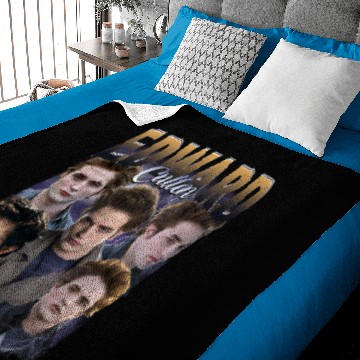 Discover Vintage Wash Edward Cullen Baby Blankets, Vintage 90s Bootleg Classic Graphic