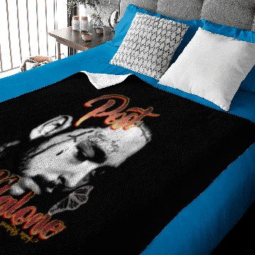 Discover Vintage Post Malone Baby Blankets, Retro 90s Post Malone Rapper Baby Blankets